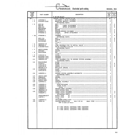 Aviation Part (0700697-1) — Cessna 182 Skylane Aviation Part (0700697-1) — Cessna 182 Skylane