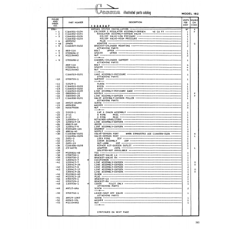 Aviation Part (0700729-1) — Cessna 182 Skylane Aviation Part (0700729-1) — Cessna 182 Skylane