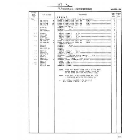Aviation Part (Sl899-1G) — Cessna 182 Skylane Aviation Part (Sl899-1G) — Cessna 182 Skylane