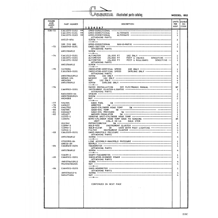 Aviation Part (SlB94-3) — Cessna 182 Skylane