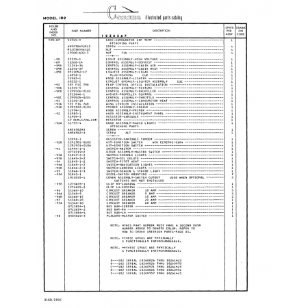 Aviation Part (Sl360-5) — Cessna 182 Skylane