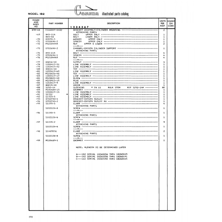 Aviation Part (Sl722) — Cessna 182 Skylane