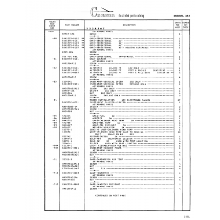Aviation Part (S2135-1) — Cessna 182 Skylane Aviation Part (S2135-1) — Cessna 182 Skylane