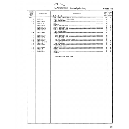 Aviation Part (S2024-l) — Cessna 182 Skylane Aviation Part (S2024-l) — Cessna 182 Skylane