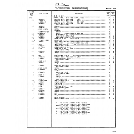 Aviation Part (Sl693-l) — Cessna 182 Skylane Aviation Part (Sl693-l) — Cessna 182 Skylane