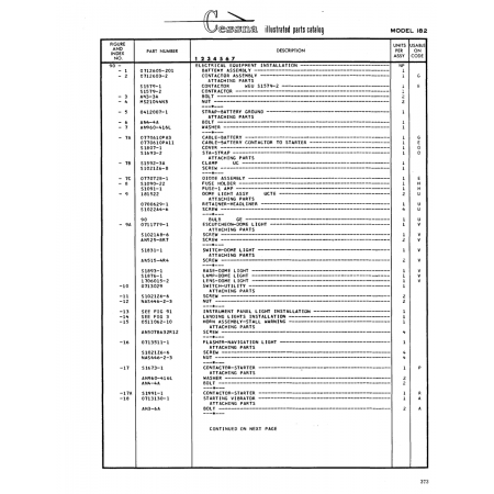 Aviation Part (Sl091-l) — Cessna 182 Skylane