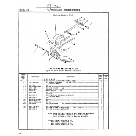 Aviation Part (Sl450-5Hl4-063) — Cessna 182 Skylane
