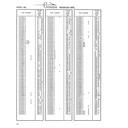 Aviation Part (530-938) — Cessna 182 Skylane Aviation Part (530-938) — Cessna 182 Skylane