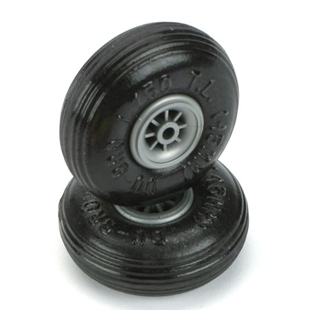 1 3/4 inch Treaded Lite Wheel for 1/8 inch Axle Dub 175TL