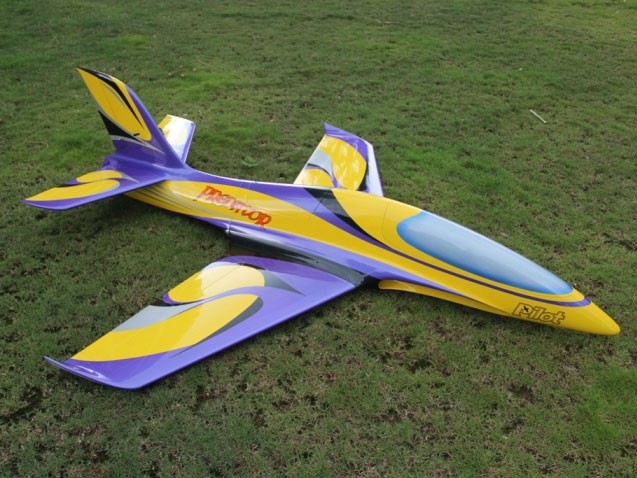 1.8m Predator Turbine Jet Arf, Yellow Swirl Prc PRED18-27