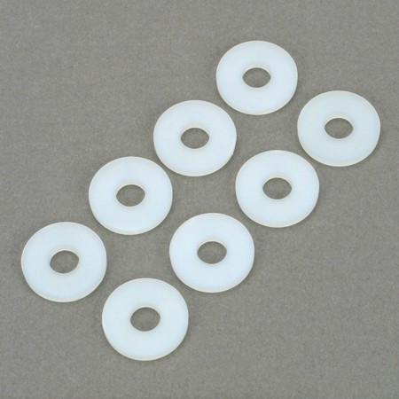 #10 Flat Washer Nylon, 8 pack Dub 638