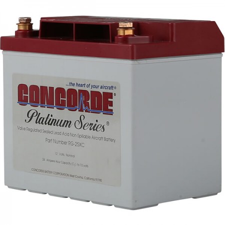 Concorde Gen Aviation Vrla Battery RG-25XC Concorde Gen Aviation Vrla Battery RG-25XC