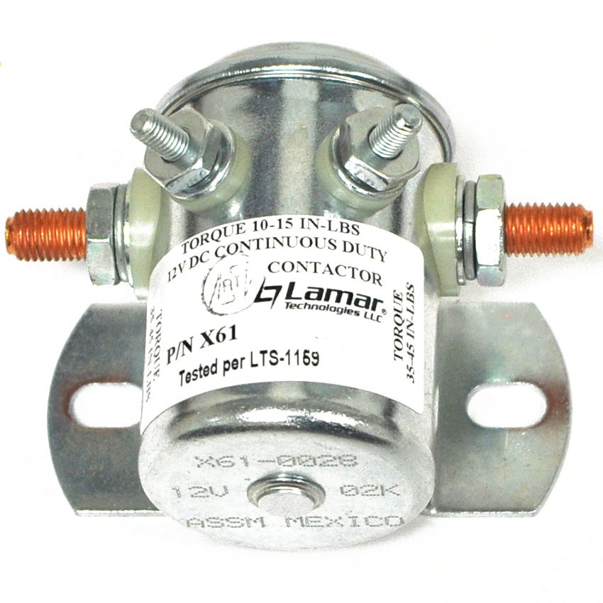 12V Intermittent Solenoid Contactor, Experimental Lmr X61-0030