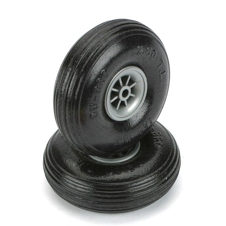 2 1/2 inch Treaded Lite Wheel for 1/8 inch Axle Dub 250TL