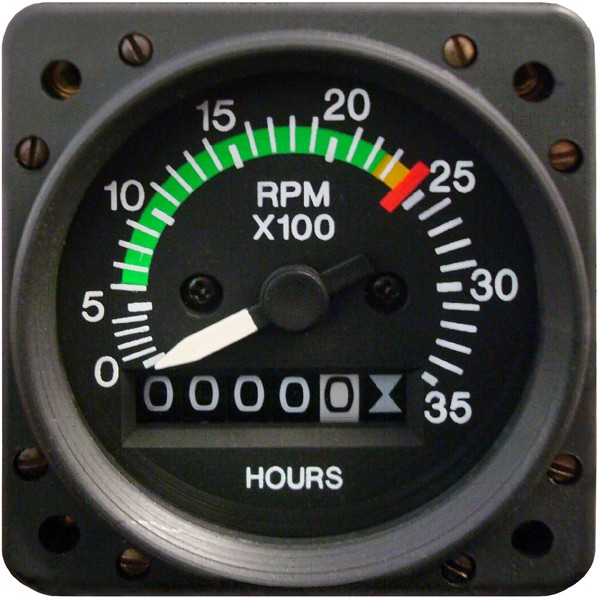 2 1/4 inch Diamond Mechanical Tachometer by Superior Labs Sl 12009-11-N00
