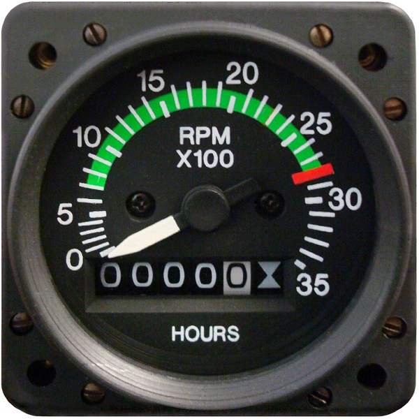 2 1/4 inch Diamond Mechanical Tachometer by Superior Labs Sl 12330-13-H05