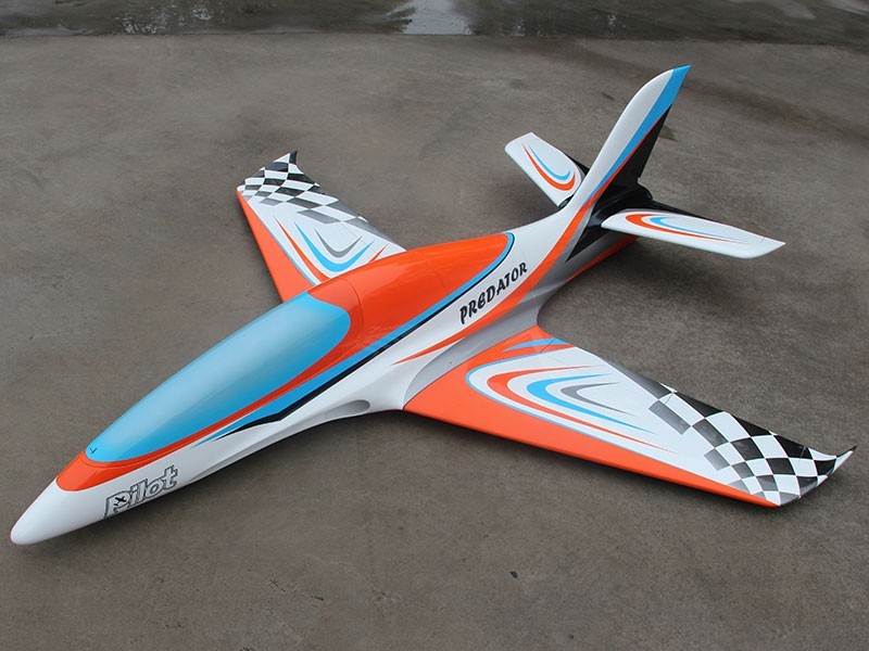 2.2m Predator Turbine Jet Arf, Orange Check Prc PRED22-21