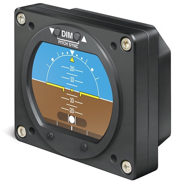 2 inch Lighted Digital Electric Horizon Gyro, 9-32 volt, TSO RCA 102-0402