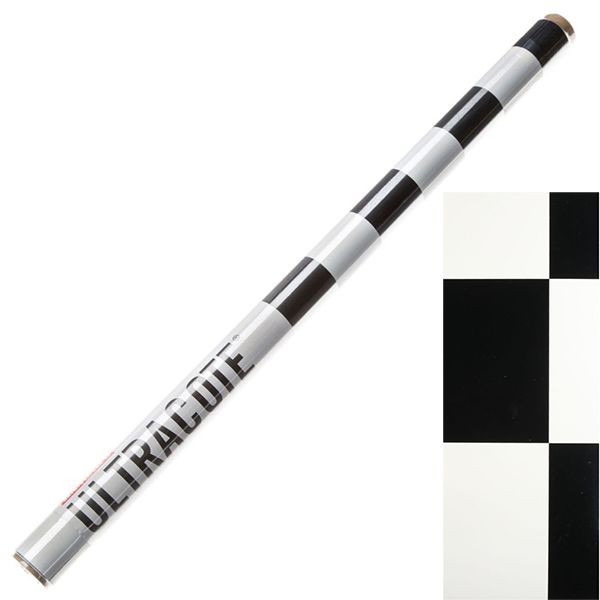 2 inch Squares Black & White UltraCote Covering, 78 inch Roll Han U941