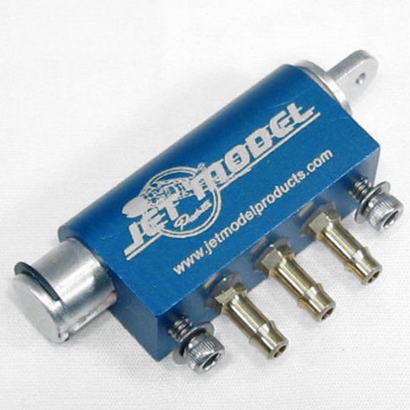 2-Way High-Flow Control Valve, 4mm Airline, by Jet Model Products Jmp 2WHF4MM