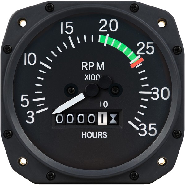 3 1/8 inch Cessna Mechanical Tachometer by Superior Labs SL 55016-13-N00