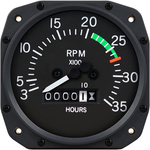 3 1/8 inch Cessna Mechanical Tachometer by Superior Labs SL 55020-13-N00