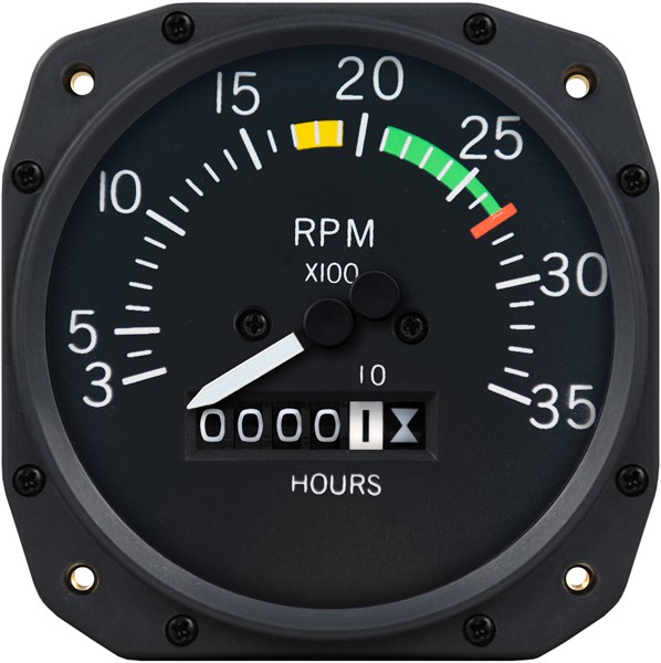 3 1/8 inch Cessna Mechanical Tachometer by Superior Labs SL 55021-13-N00