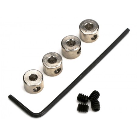 3/32 inch Wheel Collars - 4 pack DUB 138