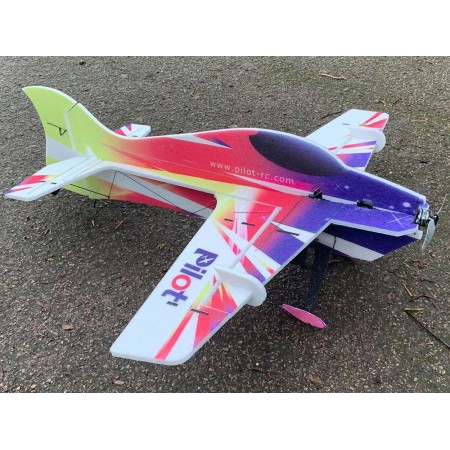 33 inch Foamy PNP Electric Airplane, Purple/Red/Yellow PRC FOAMY-01-PNP