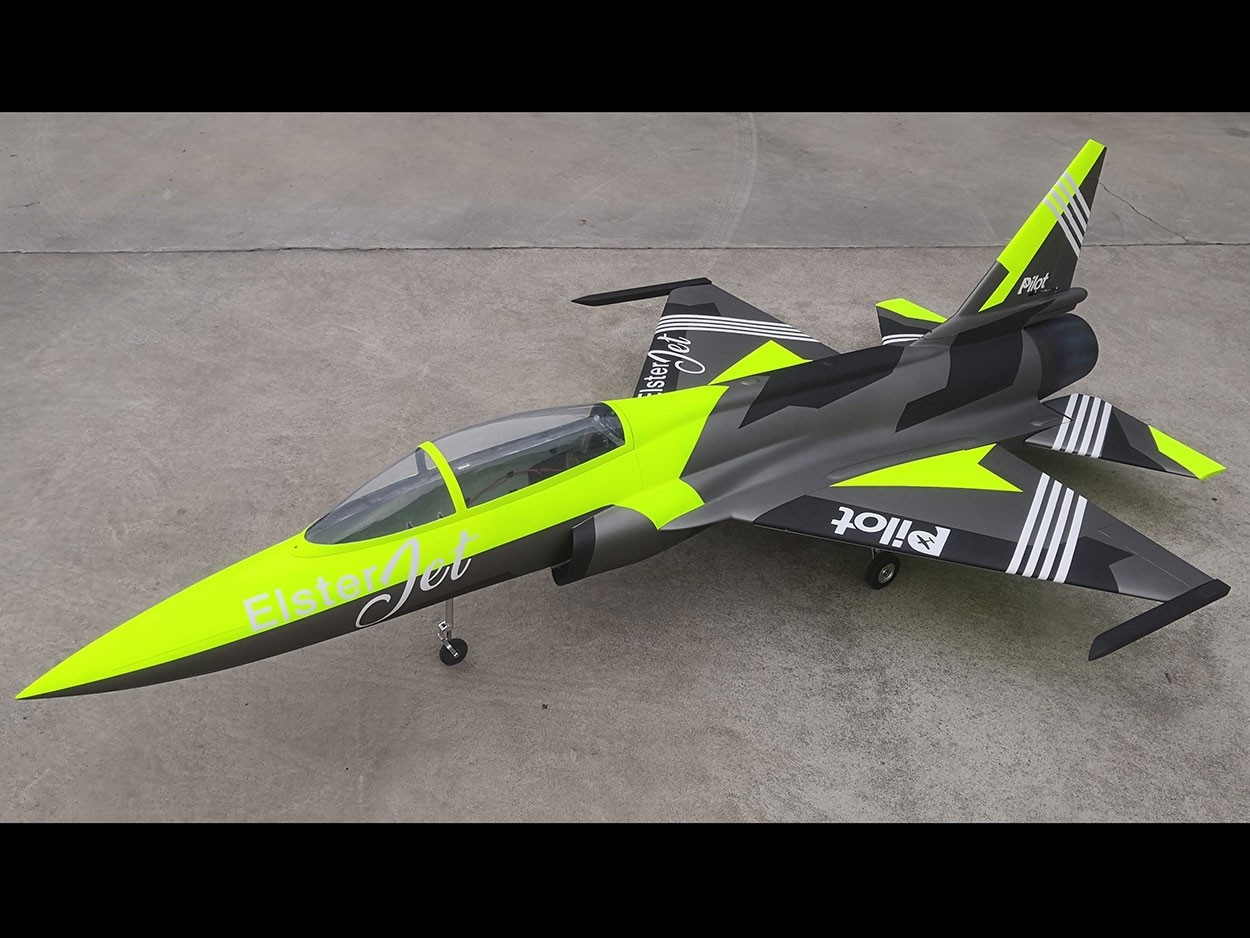3m FC1 3D Turbine Jet Arf, with Vector Pipe & Electric Retracts, Fluorescent Yellow Prc FC13-04-LG