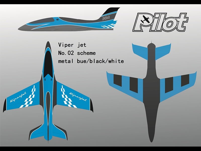 3m Viper Turbine Jet Arf, Blue/Black Prc VIP3-02