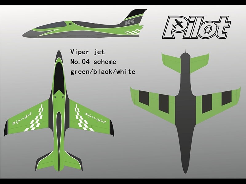 3m Viper Turbine Jet Arf, Green/Black Prc VIP3-04