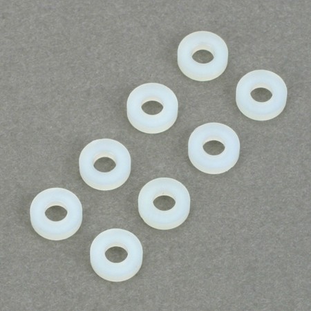 #4 Flat Washer Nylon, 8 pack Dub 635