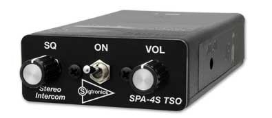 4 Place Stereo Panel Mount Intercom, High Noise Sig SPA4SN