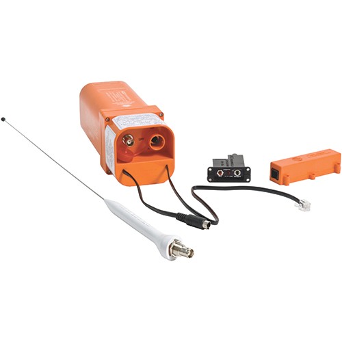 ELT System/E-04, 121.50 & 406MHz, GPS Interface. Includes: transmitter 406 and 121.5, lithium battery pack, whip Antenna (E-04.8), remote switch with horizontal placard (E-04.5), remote vertical placard (E-04.12.2), electrostatic discharger (E-04.10.1.12)