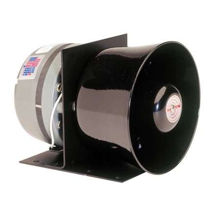 Compact, round aluminum speaker horn. 100W Siren Speaker. 2 year Warranty. SA340STS Compact, round aluminum speaker horn. 100W Siren Speaker. 2 year Warranty. SA340STS