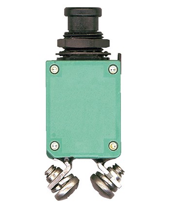 1 Amp Circuit Breaker/Includes: Nut-washer key plate and screws for terminals.  