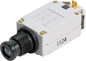 1 Amp Klixon Circuit Breaker/Includes: Nut-washer key plate and screws for terminals.  7274-4-1