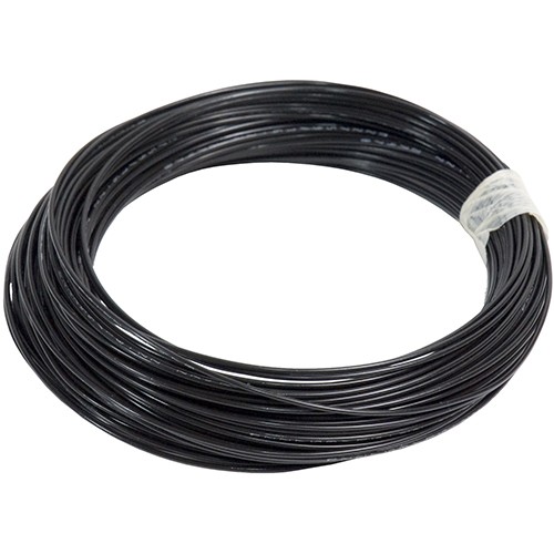 100' Length Of M22759/16-16-0 Black Tefzel. Note: Not on a spool, hand coiled in a sealed plastic bag. M22759/16-16-0