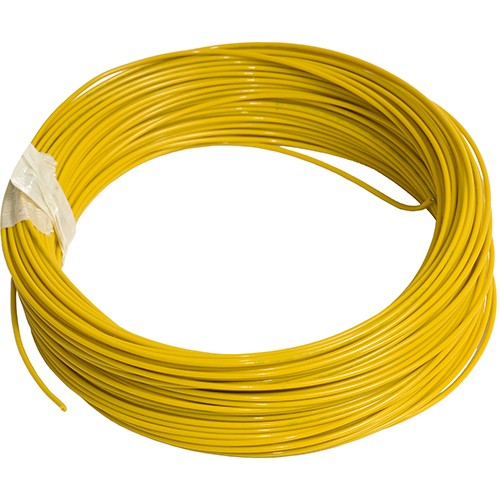 100' Length Of M22759/16-18-4 Yellow Tefzel. Note: Not on a spool, hand coiled in a sealed plastic bag. M22759/16-18-4