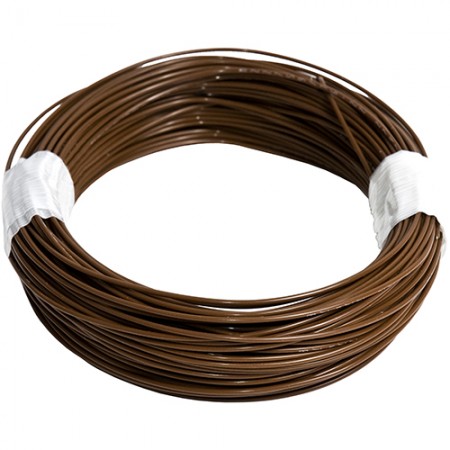 100' LENGTH OF M22759/16-20-1 BROWN TEFZEL M22759/16-20-1