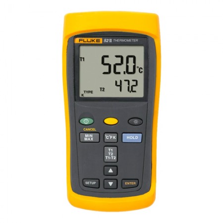 Fluke Digital Thermometer/Provided with Calibration Certificate Fluke 52-2 Fluke Digital Thermometer/Provided with Calibration Certificate Fluke 52-2