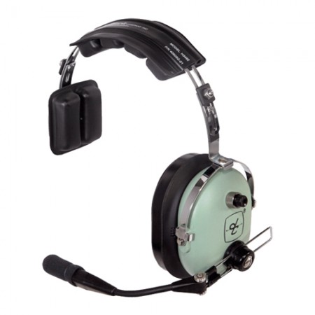 DAVID CLARK HEADSET/SINGLE EAR STYLE/M-7A NOISE CANCELLING ELECTRET MIC/5' COIL CORD/PJ-051 PLUG/FLEX WIRE BOOM 40608G-01