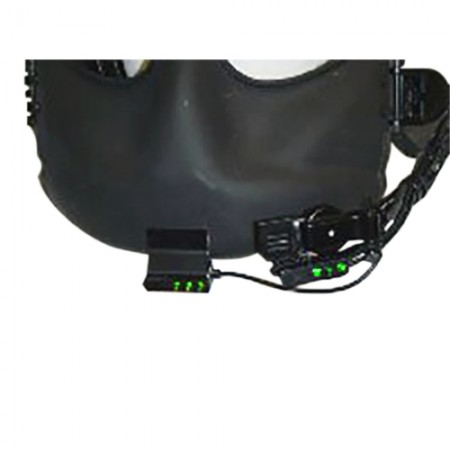 ML-24, with 3 ea Bright Nvis Green A LEDs on Maxillo Face Shield, and 3ea Bright Nvis Green A LEDs on Mic ML-24 ML-24, with 3 ea Bright Nvis Green A LEDs on Maxillo Face Shield, and 3ea Bright Nvis Green A LEDs on Mic ML-24