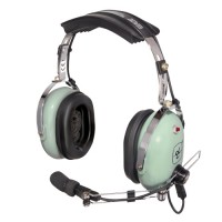 DAVID CLARK HEADSET/GROUND SUPPORT/ENC/M-1/DC AMPLIFIED DYNAMIC MIC with PUSH TO TALK/15' STRAIGHT CORD/SC-267 PLUG/NRR 24dB 12304G-02