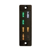 Annunciation Control Unit/28V, Vertical, no buttons. For use with Garmin GNS-430/530 and Avidyne IFD-440/540 models. MD41-1498W Annunciation Control Unit/28V, Vertical, no buttons. For use with Garmin GNS-430/530 and Avidyne IFD-440/540 models. MD41-1498W