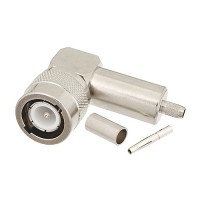 Connector/C male, right angle, crimp/solder attachment for RG58 PE4959 Connector/C male, right angle, crimp/solder attachment for RG58 PE4959