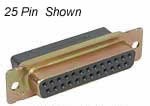 50 Pin/Female D Conn/Crimp 16586402, 205211-1 pack of 100
