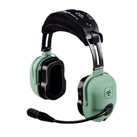 DAVID CLARK HEADSET/HELICOPTER/M-7A AMPLIFIED ELECTRET MIC/5' COIL CORD/U-174/U PLUG/NRR 22db 40495G-02