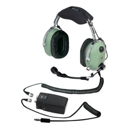 DAVID CLARK HEADSET/MILITARY/CIVILIAN USE/M-101 AMPLIFIED DYNAMIC MIC/DUAL IMPEDANCE/HINGED WIRE BOOMUNIVERSAl/5965-01-519-6398 40614G-05
